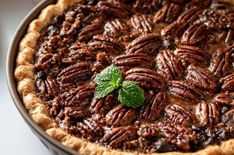 Cracker Barrel Chocolate Pecan Pie