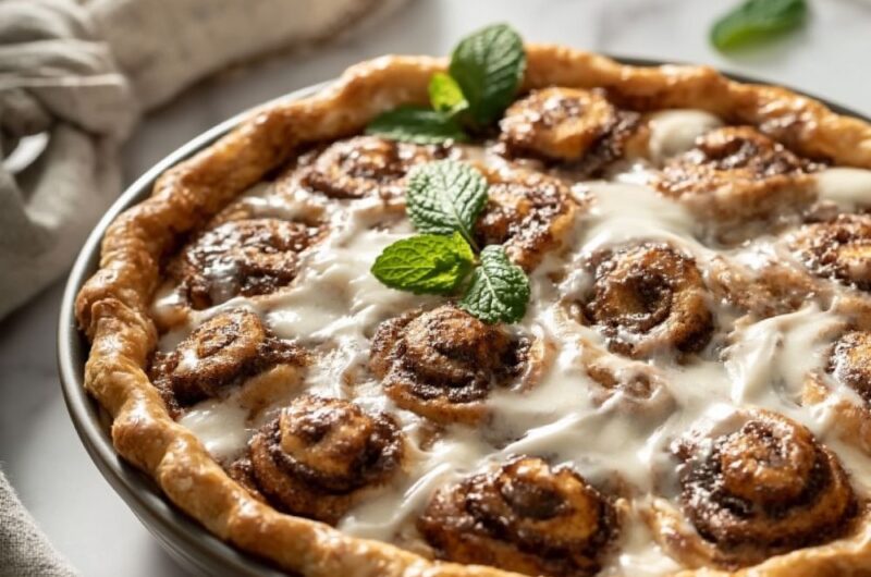 Cracker Barrel Cinnamon Roll Pie Recipe
