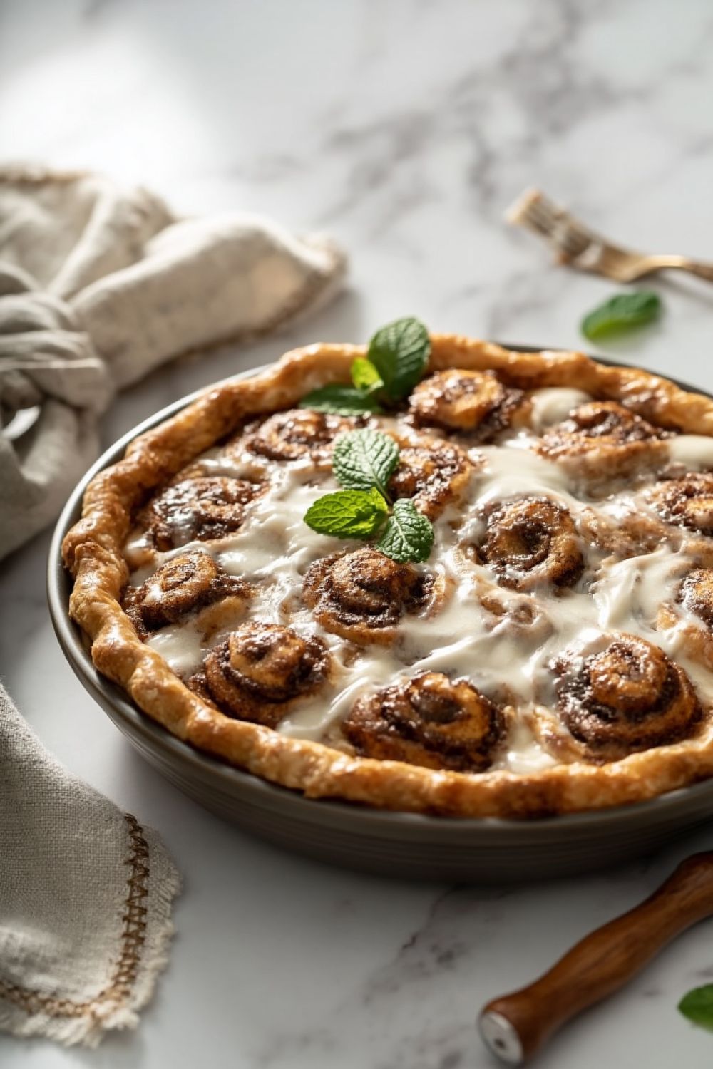 Cracker Barrel Cinnamon Roll Pie Recipe