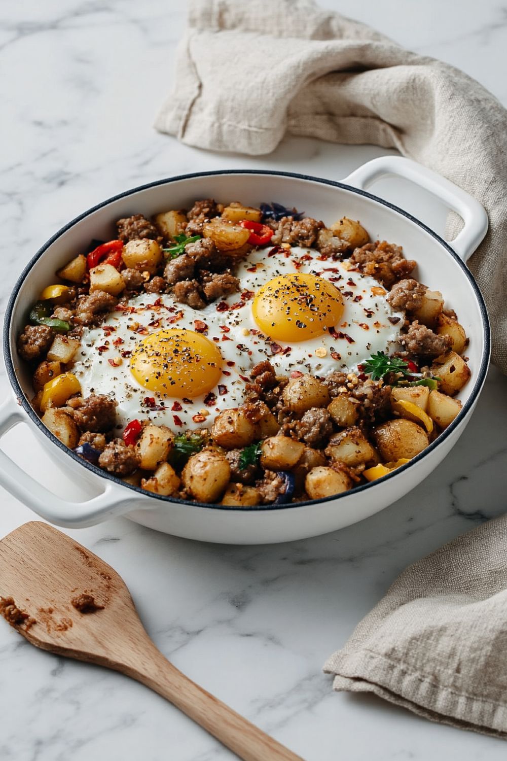 Cracker Barrel Sausage and Egg Skillet Recipe
