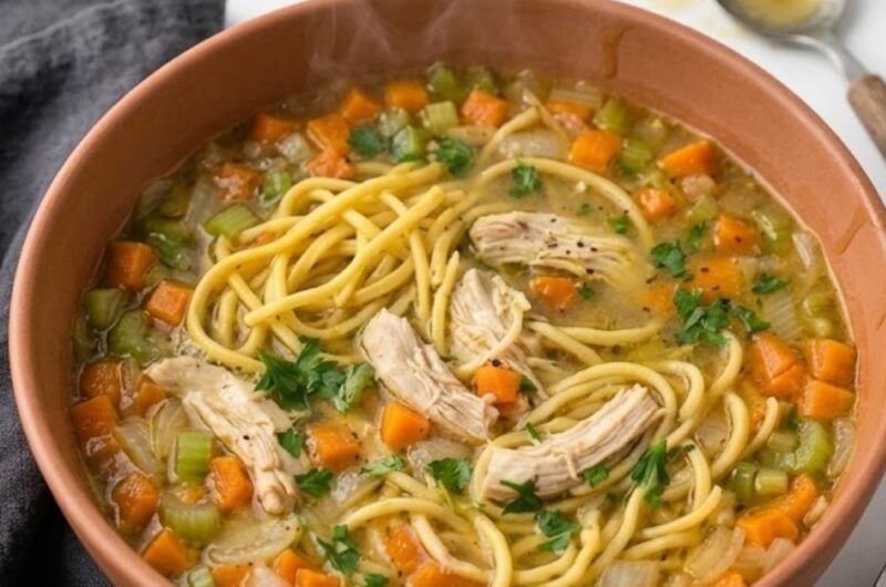 Cracker Barrel Chicken Noodle Soup Recipe