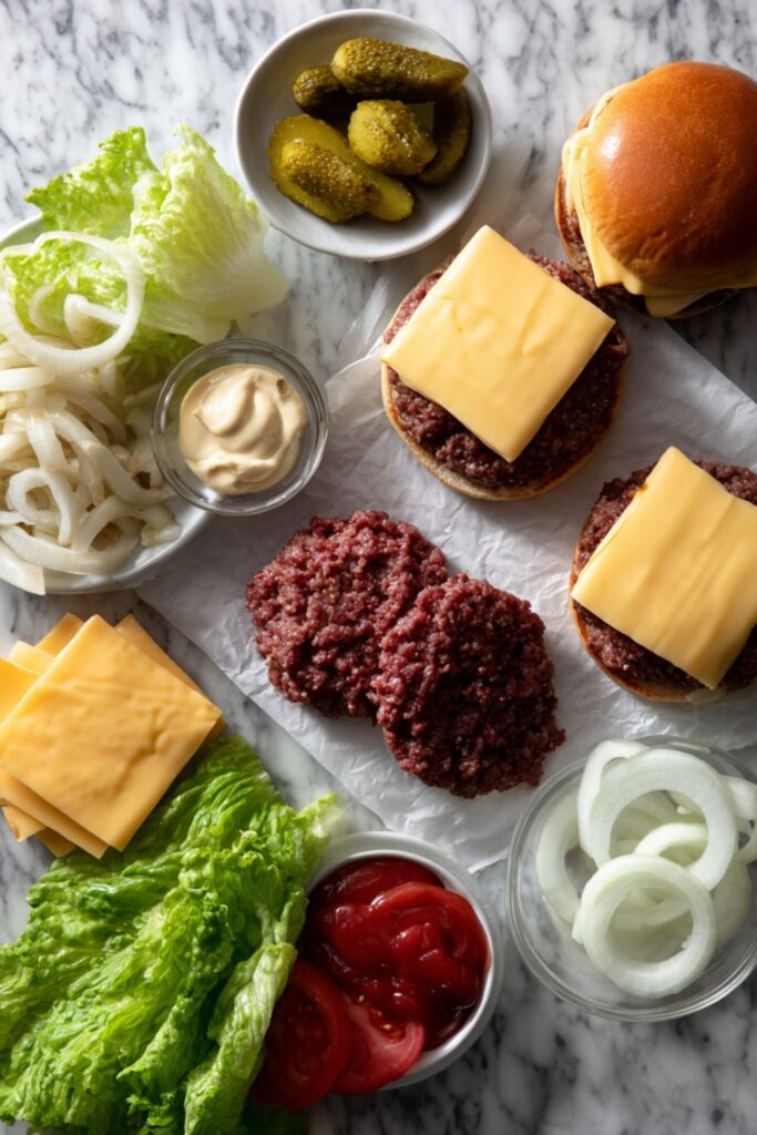 Triple Cheeseburger Recipe