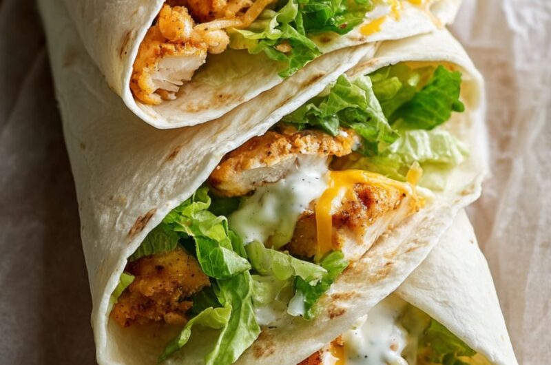 Chicken Snack Wrap Recipe