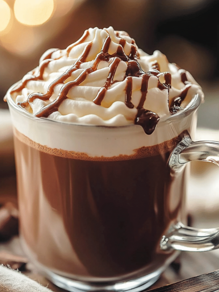 Hot Chocolate– Easy Starbucks Copycat