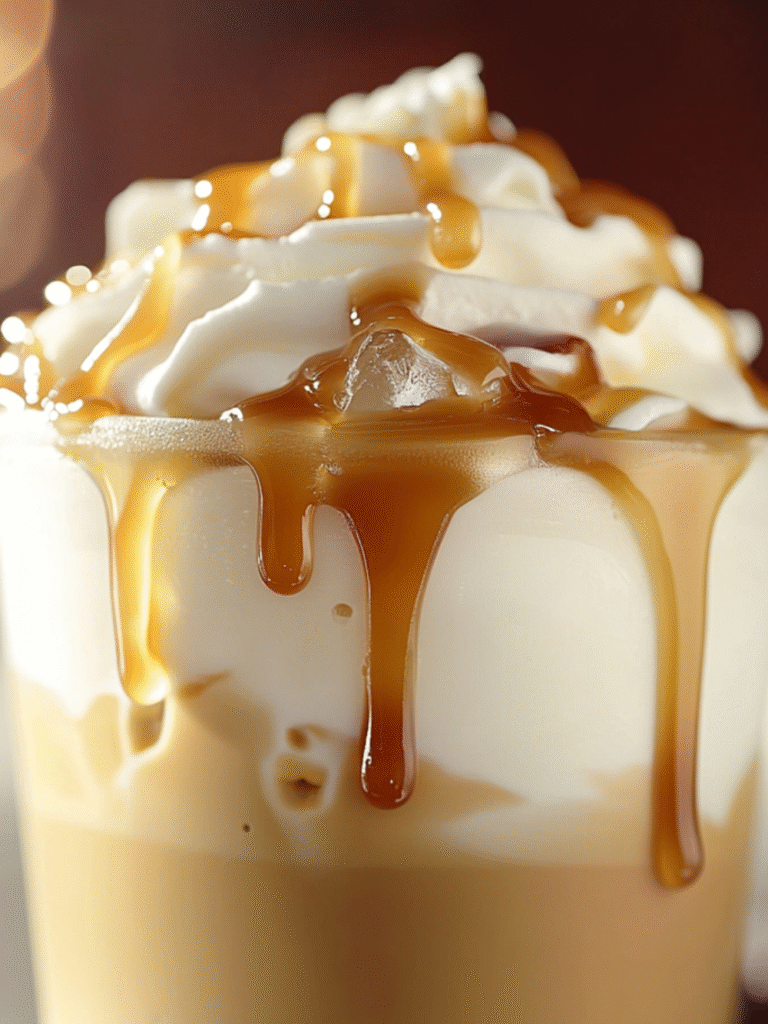 Iced Caramel Macchiato– Easy Starbucks Copycat