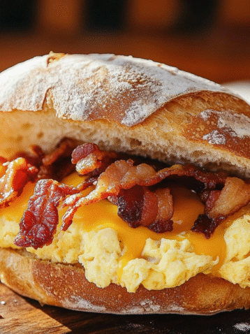 Bacon Gouda Sandwich– Easy Starbucks Copycat