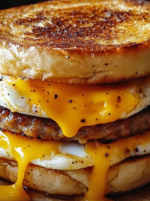 Sausage McMuffin – Easy McDonald’s Copycat