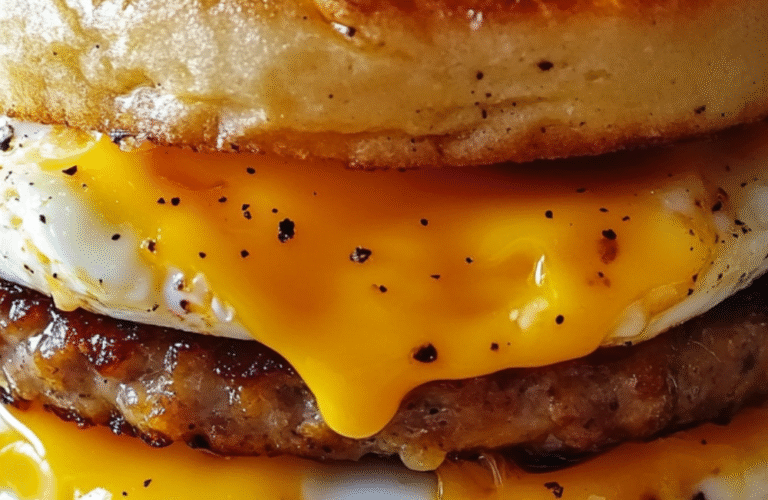 Sausage McMuffin – Easy McDonald’s Copycat