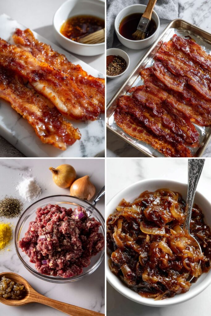 Maple Jam n’ Bacon Burger Recipe