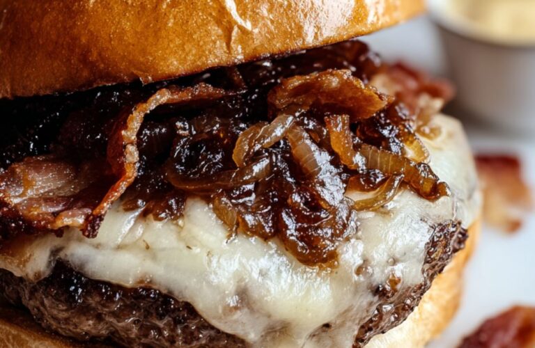 Maple Jam n’ Bacon Burger Recipe
