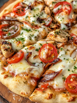 Chicken Formaggio Pizza – Easy Olive Garden Copycat
