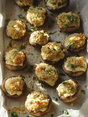 Stuffed Mushrooms – Easy Olive Garden Copycat