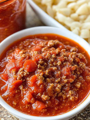 Three Meat Sauce – Easy Olive Garden Copycat