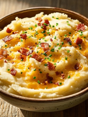 Loaded Mashed Potatoes– Easy Outback Steakhouse Copycat