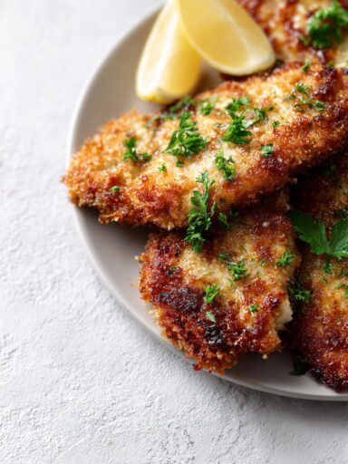 Parmesan Herb Crusted Chicken Recipe