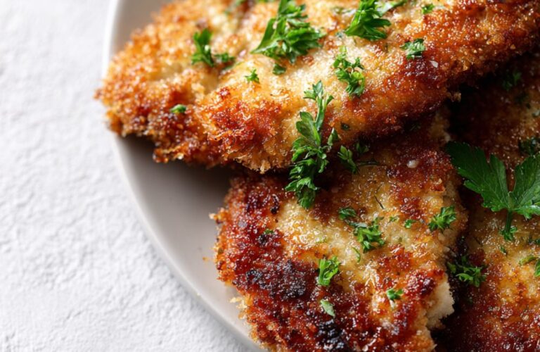 Parmesan Herb Crusted Chicken Recipe