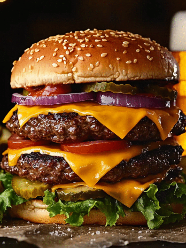 Double Cheeseburger – Easy McDonald’s Copycat