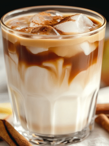 Iced Apple Crisp Macchiato– Easy Starbucks Copycat