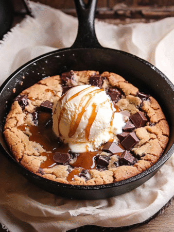 Salted Caramel Cookie Skillet– Easy Outback Steakhouse Copycat