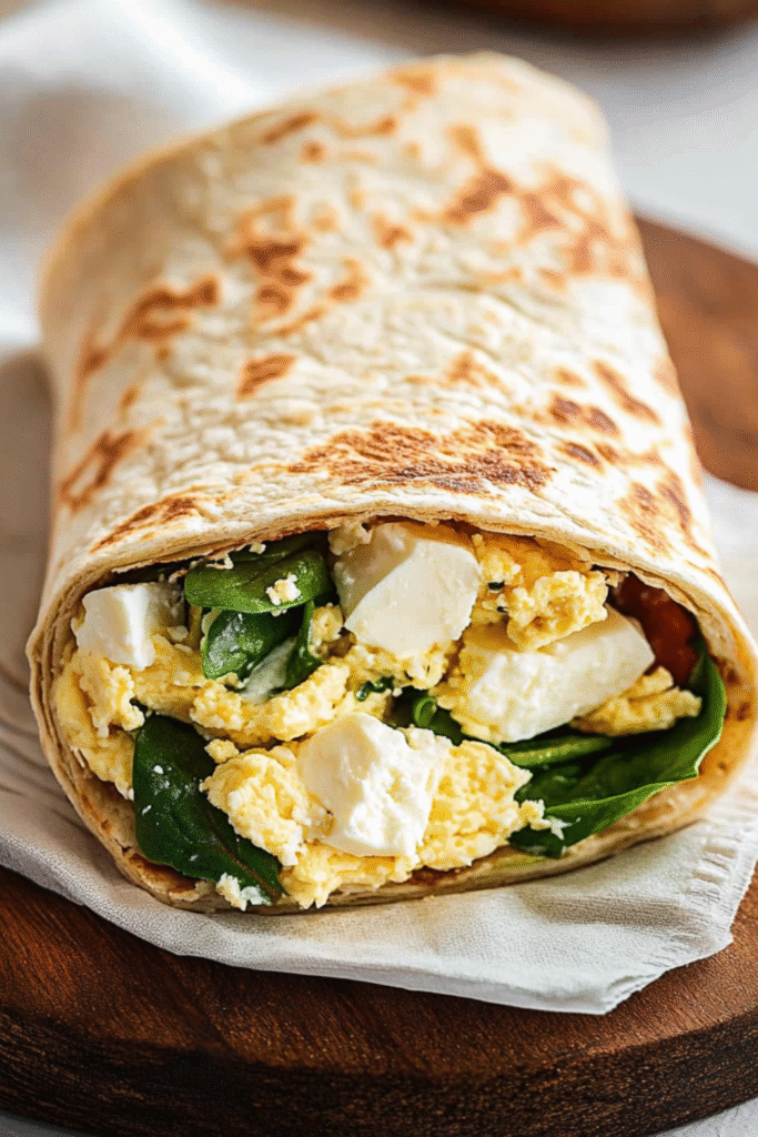Spinach Feta Wrap– Easy Starbucks Copycat