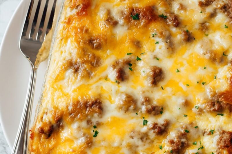 Biscuits and Gravy Casserole Recipe