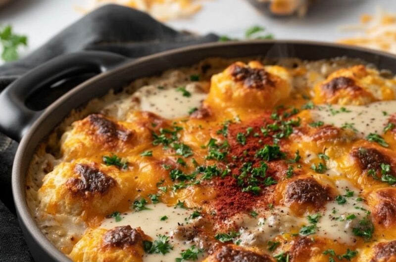 Cracker Barrel Biscuits and Gravy Casserole Recipe