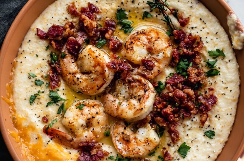 Cracker Barrel Southern Shrimp and Grits Recipe