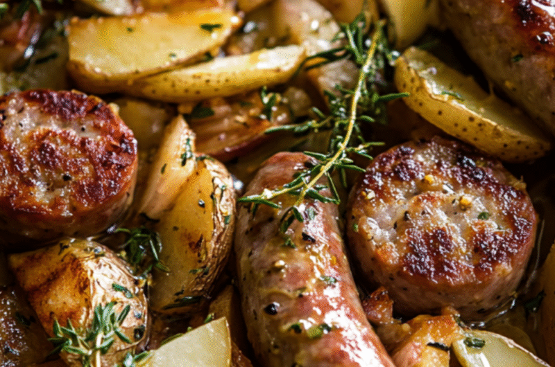 Skillet Hash with Sausage and Apples – Easy Cracker Barrel Copycat