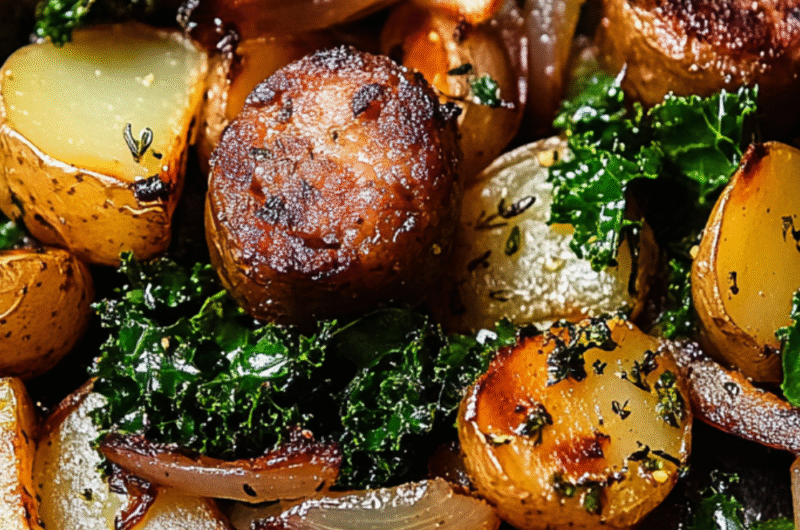 Sausage Potato and Kale Bake – Easy Cracker Barrel Copycat