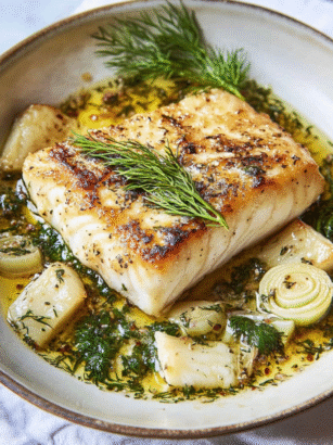 Seared Halibut– Easy Outback Steakhouse Copycat