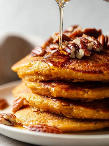 Pumpkin Pecan Pancakes Recipe