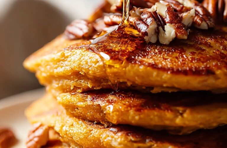 Pumpkin Pecan Pancakes Recipe