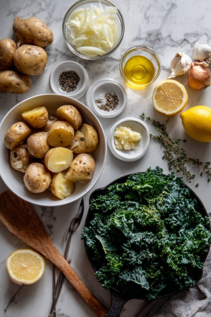Sausage Potato and Kale Bake Recipe
