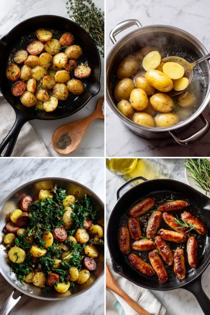 Sausage Potato and Kale Bake Recipe
