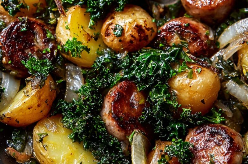 Sausage Potato and Kale Bake Recipe