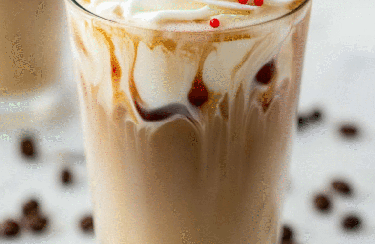 Iced Sugar Cookie Latte– Easy Starbucks Copycat