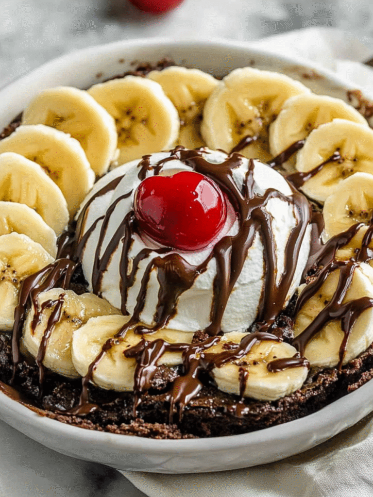 Brownie Banana Funtastico – Easy Olive Garden Copycat