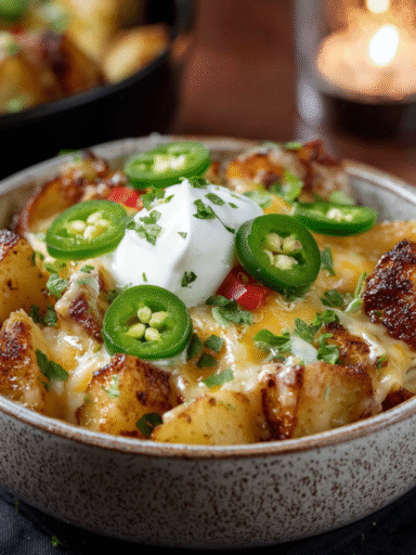 Cheesy Fiesta Potatoes Recipe