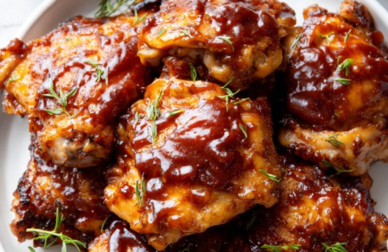 Slow-Cooked BBQ Chicken Thighs Recipe