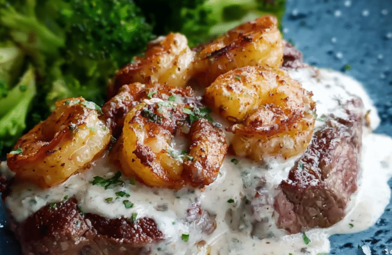 Shrimp 'N Parmesan Sirloin Recipe
