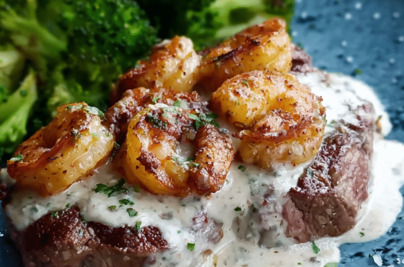 Shrimp 'N Parmesan Sirloin Recipe