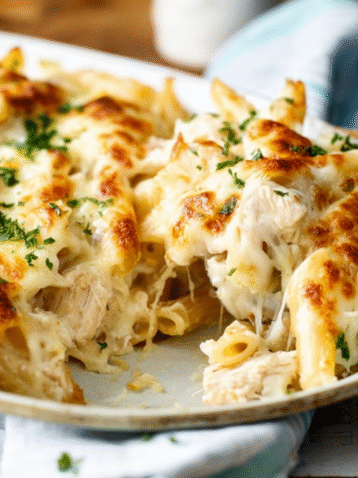 Chicken Alfredo Bake – Easy Olive Garden Copycat