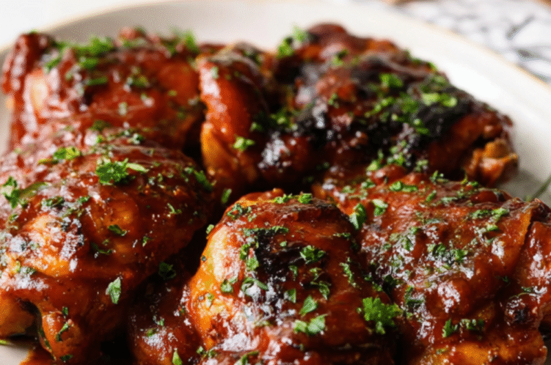 Slow-Cooked BBQ Chicken Thighs Recipe