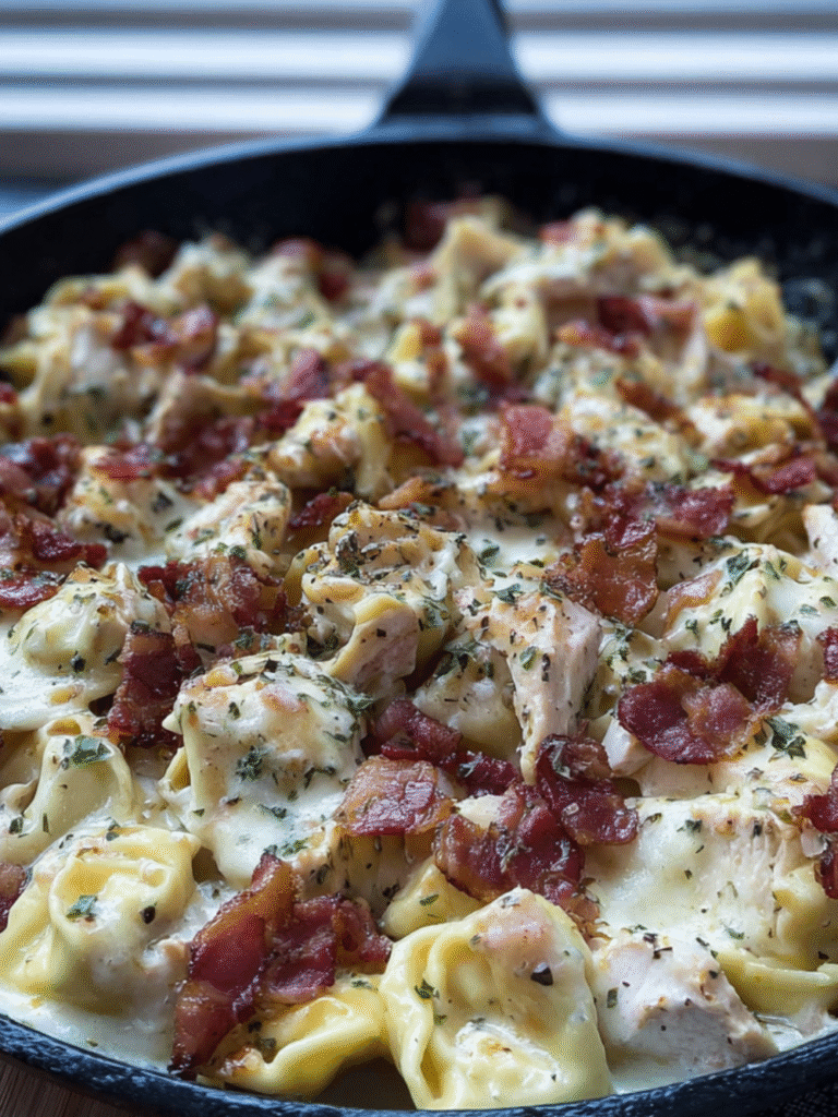 Chicken Alfredo Tortellini Recipe