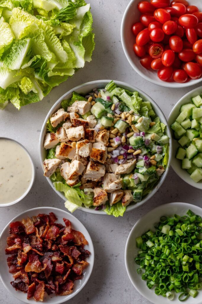 Chicken Bacon Ranch Salad Recipe