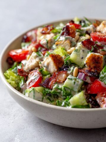 Chicken Bacon Ranch Salad Recipe