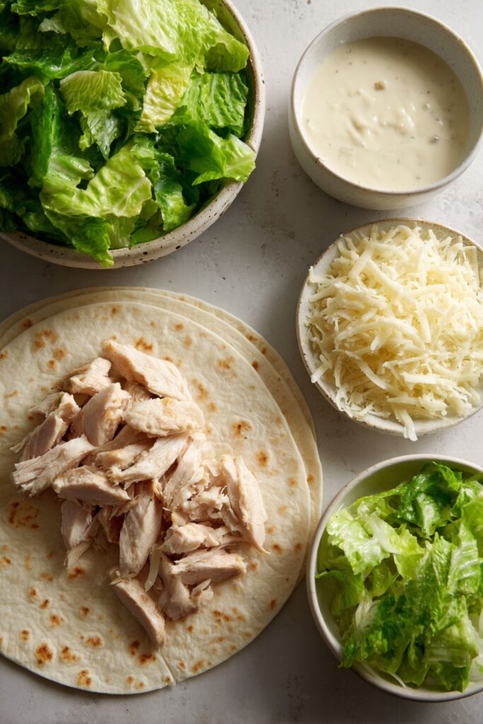 Chicken Caesar Wrap Recipe