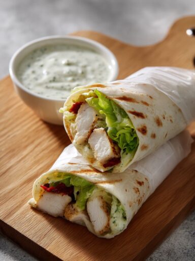 Chicken Caesar Wrap Recipe