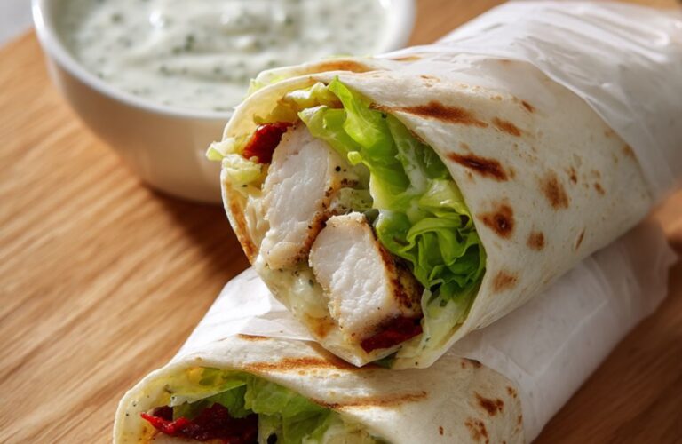 Chicken Caesar Wrap Recipe