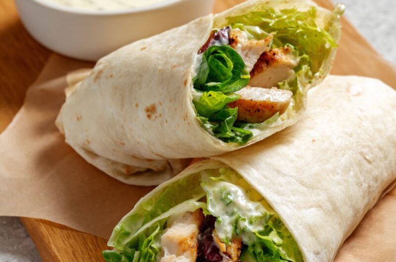 Chicken Caesar Wrap Recipe
